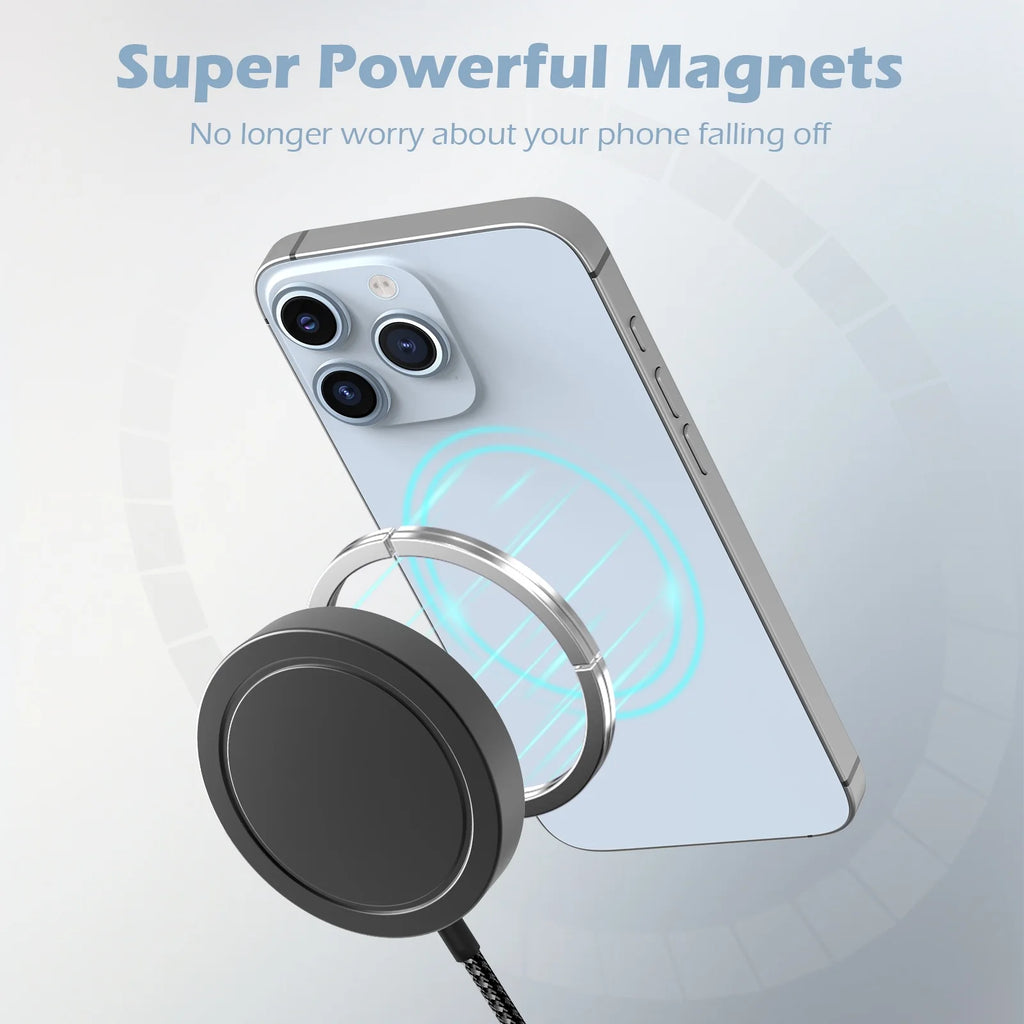 25W Magnetic Wireless Charger Universal Fast Charging for iPhone 16 15 14 13 Pro Max AirPods Xiaomi Pad Adapter USB To Typec Phone Chargers Dock Station