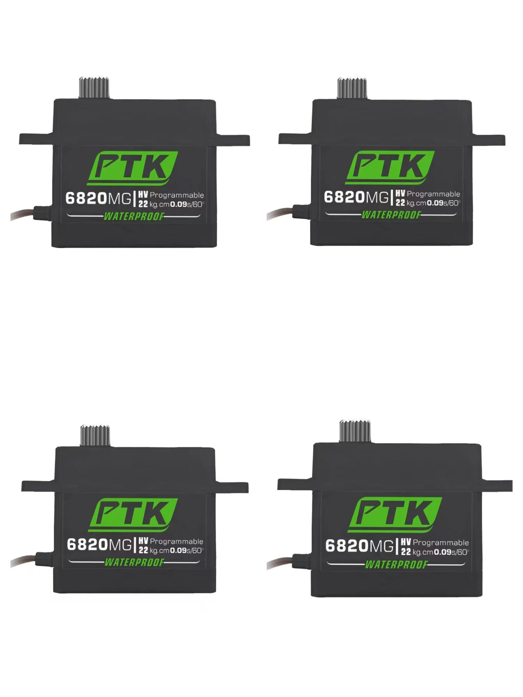 PTK servo Metal gear 20Kg 30Kg 35Kg 40Kg High speed servo Digital servo fixed wing servo 1/8 1/10 RC car programmable servo