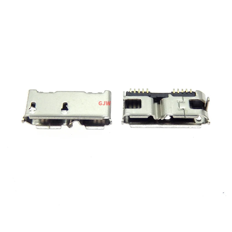 5PCS Micro USB 3.0 B Type DIP Female Socket DIP2 10pin USB Connector for Samsung Mobile Hard Disk Drives Data Interface