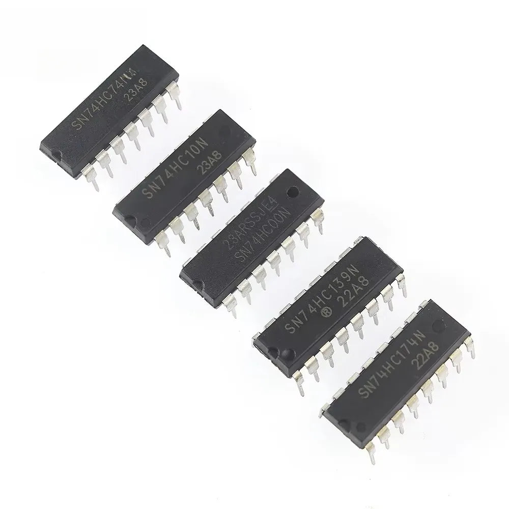 30pcs Logic IC Integrated Circuit 74HC Series Assortment Kit 74HC595 74HC573 74HC393 74HC00 74HC30 DIP Register Chip Driver