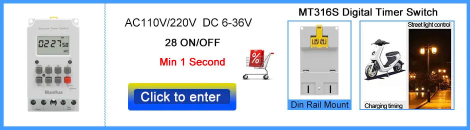 ManHua Kitchen Digital Timer T-204 60 Minutes Count Down Silent Alarm Reminder Mechanical Timer Stopwatch