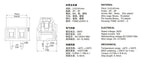 2.54mm 4P 3.81mm 5.08mm 7.62mm 0.1in-0.3" Pitch 2P 3P 9Valuesx10pc PCB Screw Wire Terminal Block Connector Assortment Kit