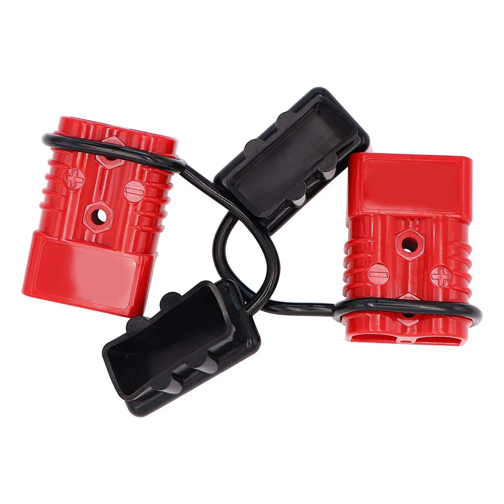 High quality 2Pcs 175A 1/0 AWG Battery Power Connector Cable Quick Connect Disconnect Kit for Anderson Connector for Car ATV Win
