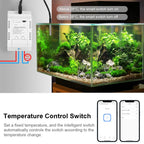 16A AC 220V Tuya WIFI Thermostat Socket Incubator Temperature Controller With Timer Switch Cooling Heating 1M DS18B20 Sensor