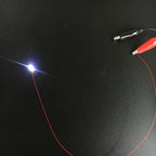 10pcs 0805 FLASHING LED SMD Lamp Wired Micro Litz Led Pre-soldered Chip Wired 30cm 3V Railway Model Toy Light DIY Leads Wires