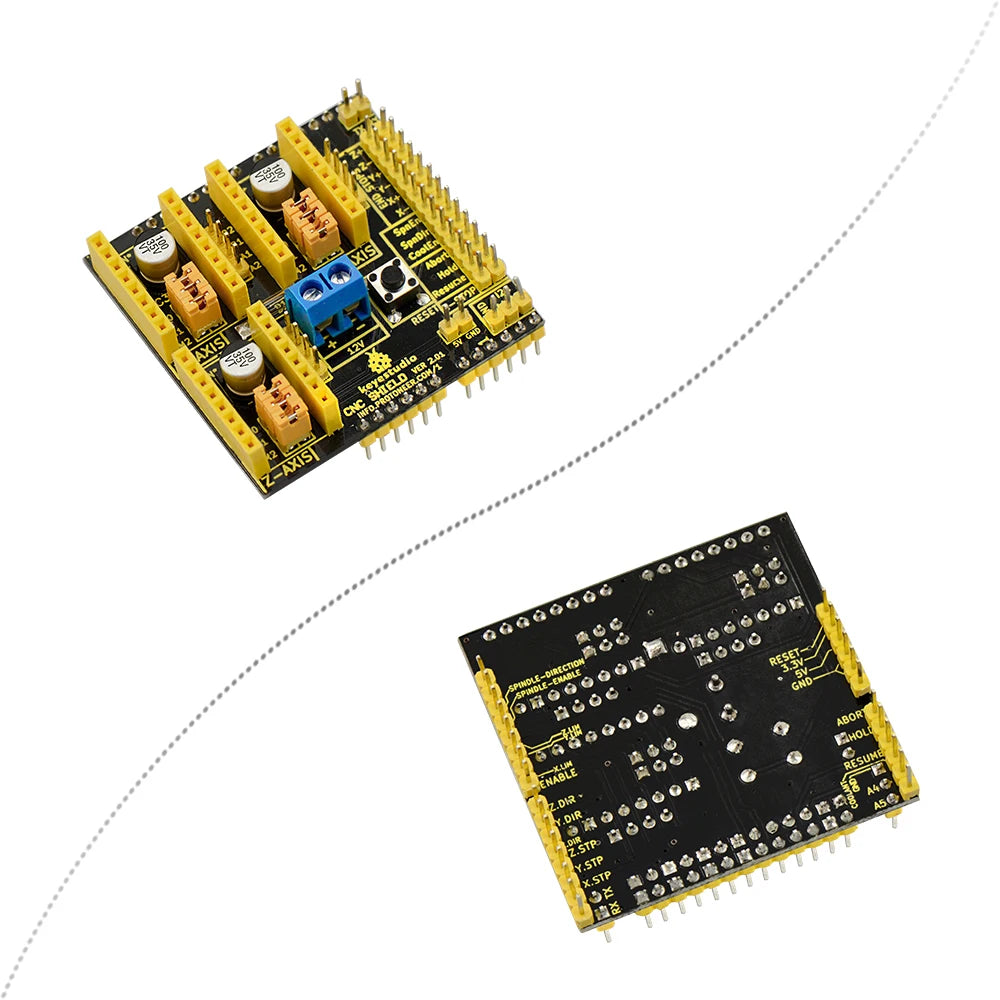 Keyestudio CNC Shield V2/V3/V4 Engraving Machine Kit For Arduino With UNO R3 Or Nano Board A4988/DRV8825 Driver Compatible GRBL