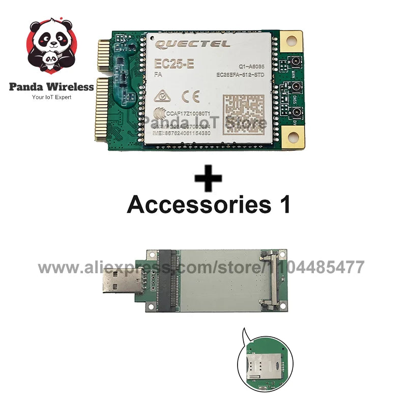 Quectel EC25 Series EC25-E/EC25-EU/EC25-A/EC25-AF/EC25-AFXD/EC25-AUX/EC25-EC/EG25-G/EC25-AFX/EC25-EUX  LTE Mini PCIE with kits