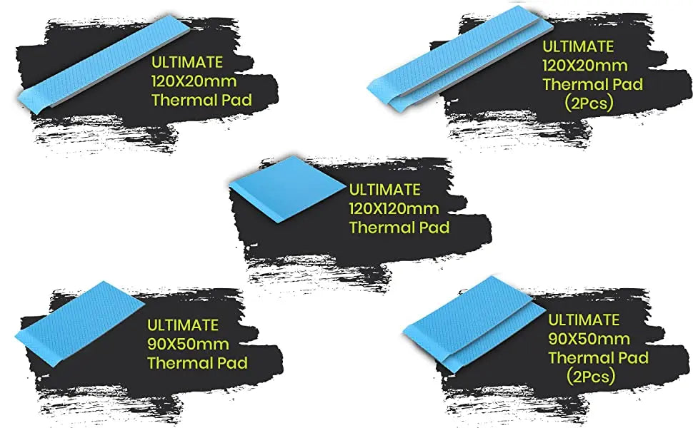 GELID GP-Ultimate Thermal Pad 15W/MK CPU/GPU Graphics Motherboard Silicone Grease Pad Heat Dissipation Silicone Pad Multi-Size