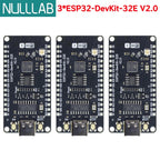 Upgraded ESP32 Development Board with USB-C Port, Equipped ESP32-D0WD-V3 Chip and 4MB Flash, 2.4GHz WiFi + BLE & Classic Bluetoo