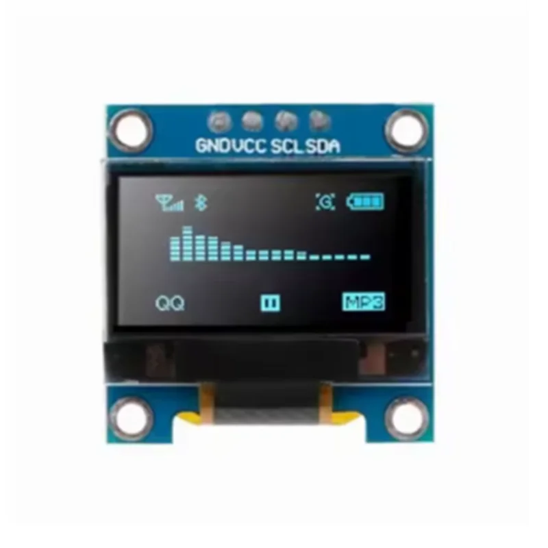1-10pcs 0.96 inch oled IIC Serial 128X64 I2C SSD1306 12864 LCD Screen Board OLED Display Module For Arduino White BLUE YELLOWBLU