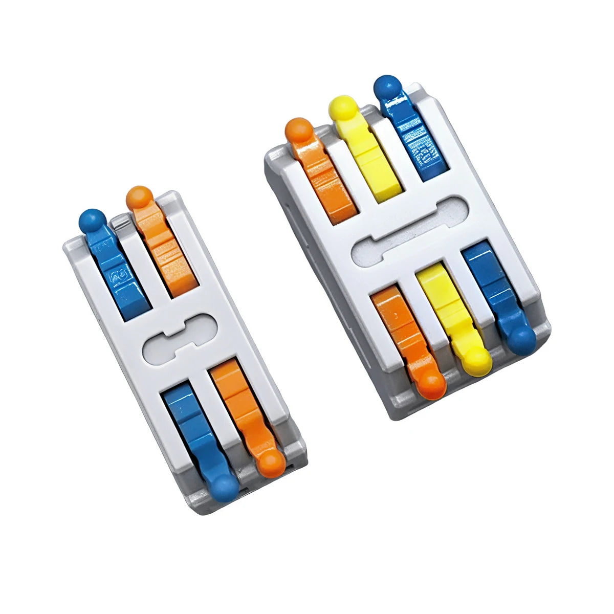 TOMZN Lever Wire Connectors 30/72 Pcs 2 Way 3 Way Quick Terminal Block, Push-in Tool-Free Reusable Splicing Wire Connector 32A