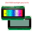 2004A 20x4 IIC I2C LCD Display Blue White Green Screen RGB Backlgiht Black Character 3.3V or 5V 98X60mm
