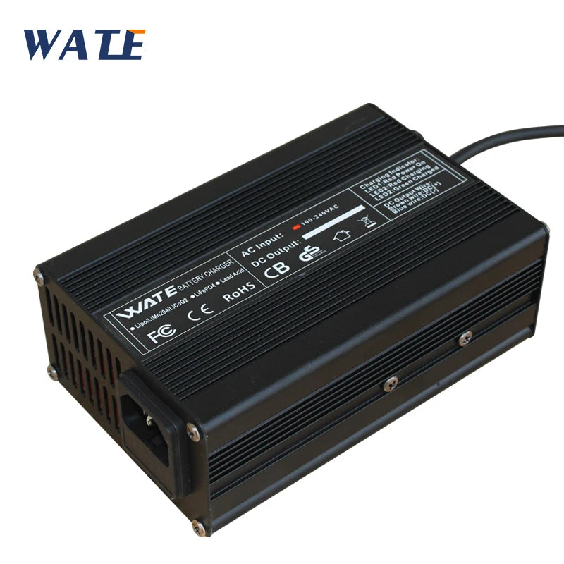 67.2V 4A Charger For 16S 59.2V Li-ion Battery 60V 4A Fast Charge Smart Aluminum Case Lipo Battery Charger 110V To 220V
