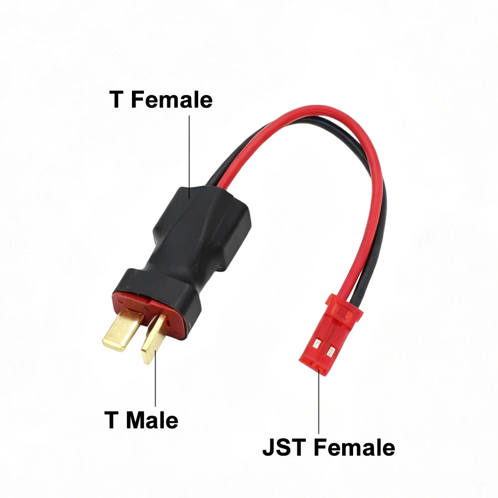 1/5/10Pcs XT60 XT T Plug Male Female to JST Female / Male In-line Power Adapter Connector for RC Battery Lipo Model Accessory