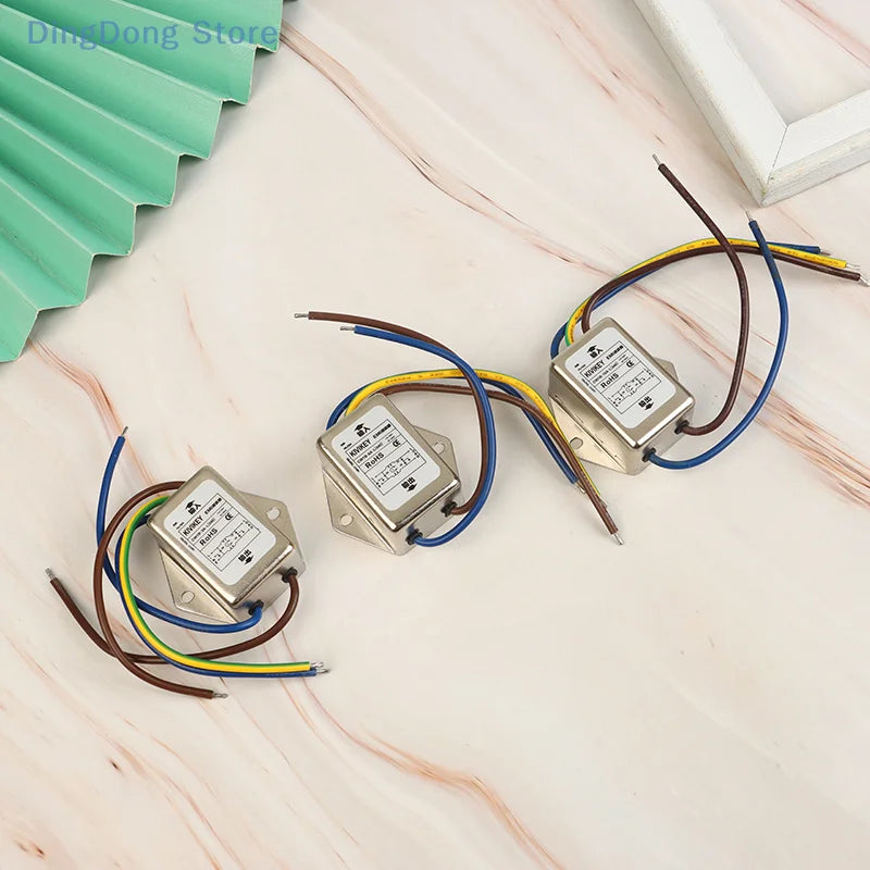 CW1B-3A/6A /10A-L(040)Anti-interference AC 220V Power Supply Filter EMI Line Audio Purifier CW1B-10A-L