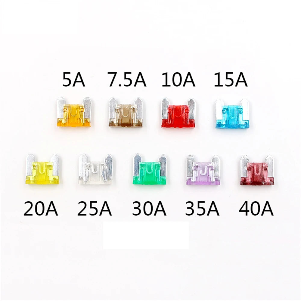 BEECHIP 12V Fuse Holder Add-a-circuit TAP Adapter Micro2 Mini Small Standard ATM APM Blade Auto Fuse  with 10A Blade Car Fuse