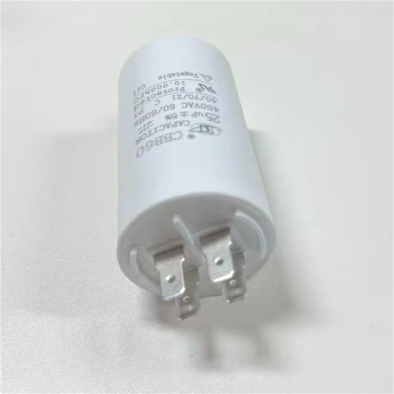 Universal 25uf Capacitor CBB60 Motor Run Capacitors Water Pump Starting Capasitor 450V AC Motors