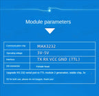 RS232 To TTL Module, 2nd Generation Serial Module, Download Line, Small Board, Brush Board, MAX3232, Send 4 DuPont Lines.