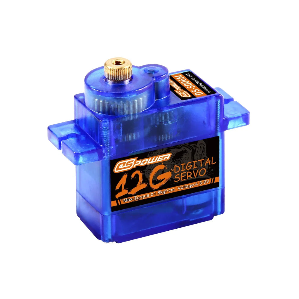 1/5pcs DSpower 9g 12g Metal/plastic Gear Mini Micro Servo Motor for RC Plane SG90 MG90S Helicopter Drone Fixed-Wing Car Robot