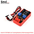 Snvi TCRT5000 Line Tracking Sensor Module Single Dual Channel Infrared IR Red Board with 3Pin 4Pin Cable for Arduino