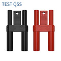 QSS 4mm Fully Enclosed Stackable Banana Plug Short-Circuit 19mm Spacing Electronic Component for Electronics