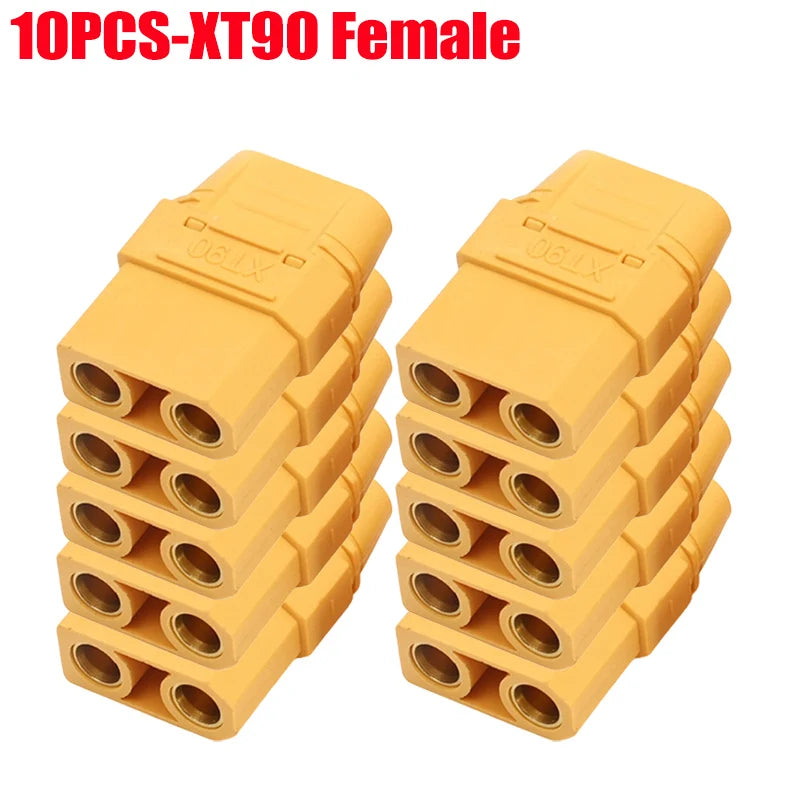 XT90 Male Female Connector Plug Welding Terminal Plugs for RC Lipo Battery Drone Boat Airplane Wire Cable Connectors Adapter