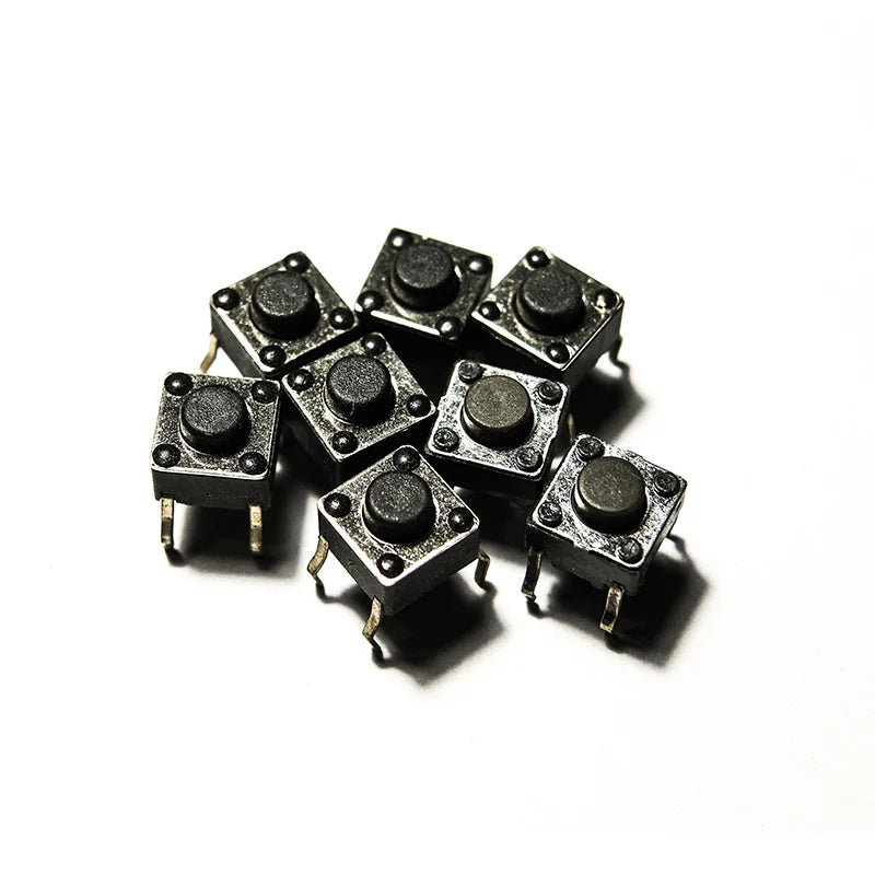 50PCS Momentary Tactile Push Button Click Switch 6X6mm 4.3mm-17mm H=4.3mm 4.5mm 5mm 6mm 7mm 8mm 9mm 10mm 13mm 14mm 4Pin Switch