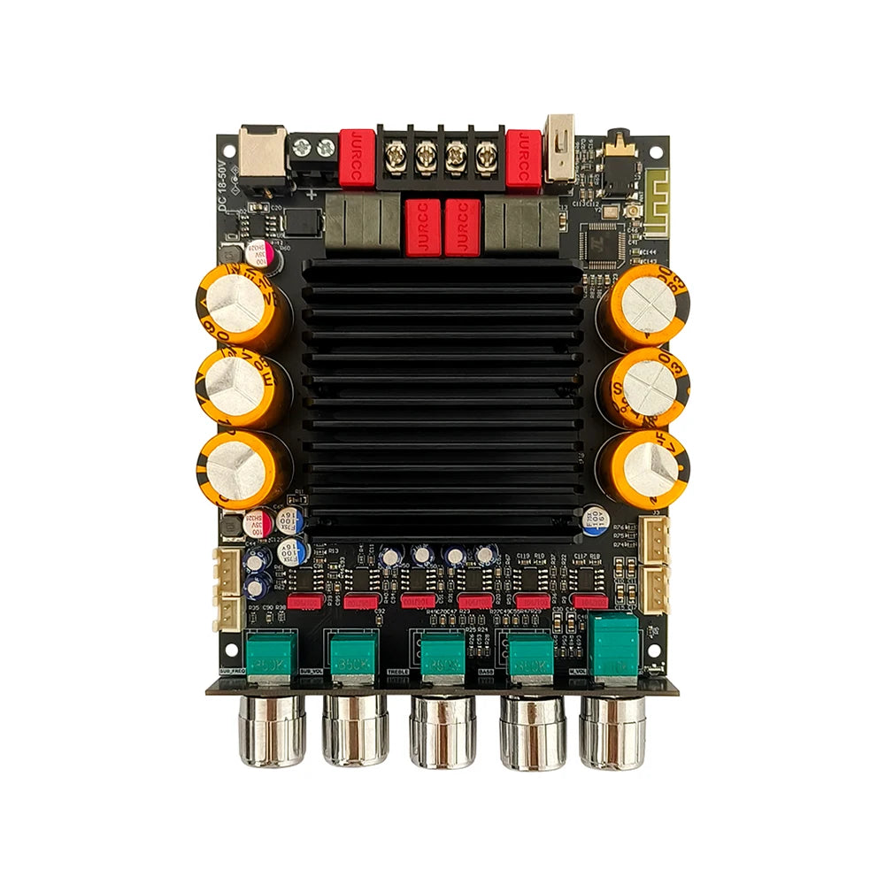 ZK-SUB600 BT Amplifier Board Module 2.0 Channel 300W+300W+Subwoofer Extension TPA3255 DC 18-50V with Subwoofer