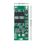 2S 20A 7.4V 8.4V 18650 Lithium Battery Charger Protection Board PCB BMS Board Balanced / Standard 20A Current Module For DIY