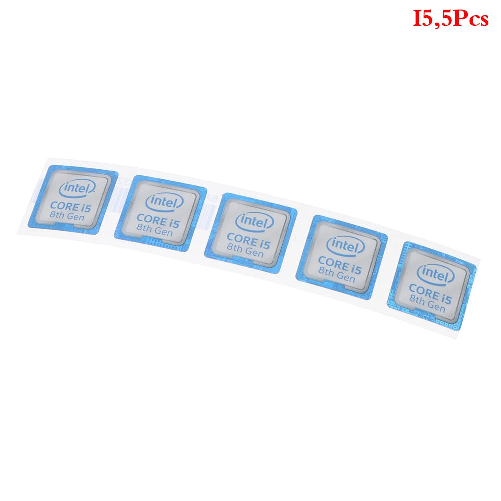 1pc/5pcs Mini DIY Sticker For 4th Generation Cpu Intel Core I3 I5 I7 I9 Logo Sticker LOGO Label Laptop Notebook Decoration