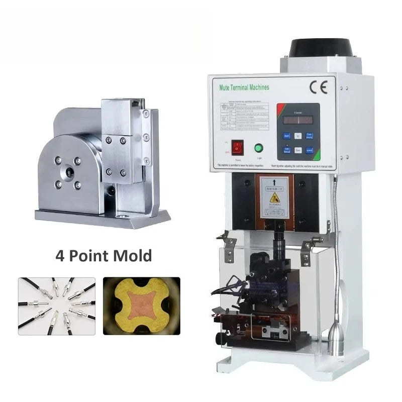 EW-09C Free Blade Wire Terminal Crimping Machine Loose Terminal Crimping Machine for TE, JST, MOLEX