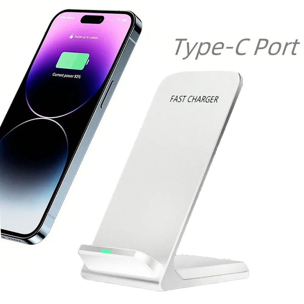 30W Fast Wireless Charger Stand Pad for iPhone 17 16 15 14 13 -11/XR, Samsung Galaxy S25/S26/S21/S20, Xiaomi 17 15 14, Huawei