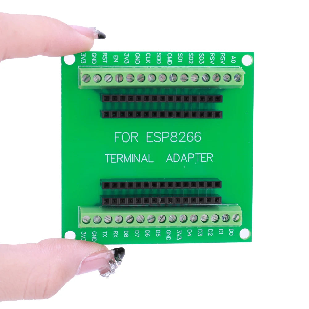 ESP8266 Expansion Board GPIO Breakout Expansion Board for ESP8266 ESP-12E NodeMCU for ESP8266 ESP-12E NodeMCU Development Board