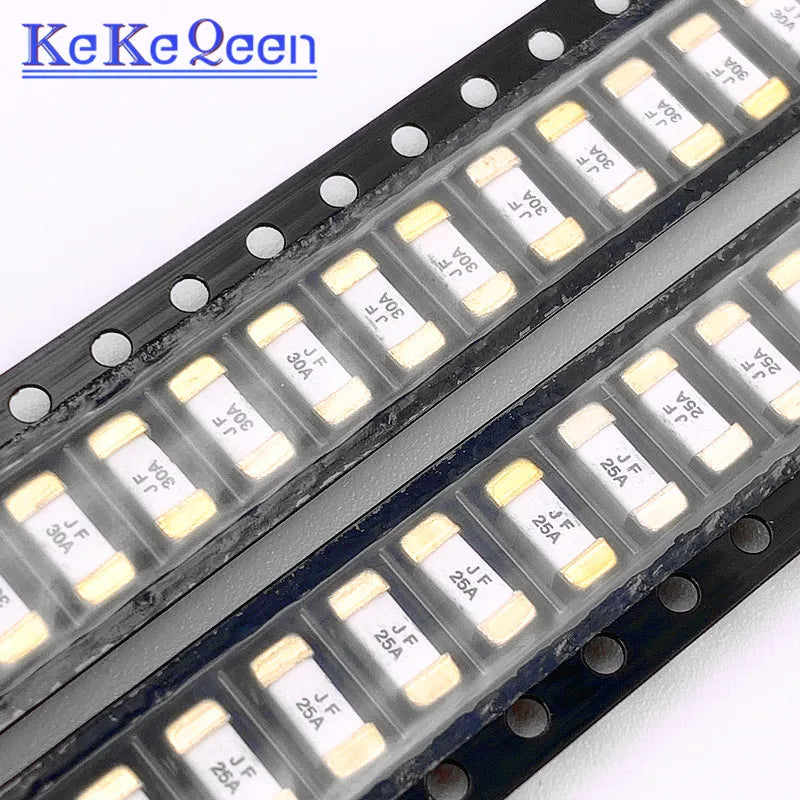 20A 25A 30A 40A Ceramic Fuse 1808 2410 6125 6.1*2.5MM Surface Mount Fuses High Inrush 250VAC/125VDC Fast / Slow Blow Fuse