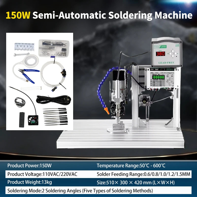 Semi-automatic Soldering Machine Foot Pedal Stable 110V/220V Soldering Station Spot Welder for USB/Aviation Plugs & Motor Wiring