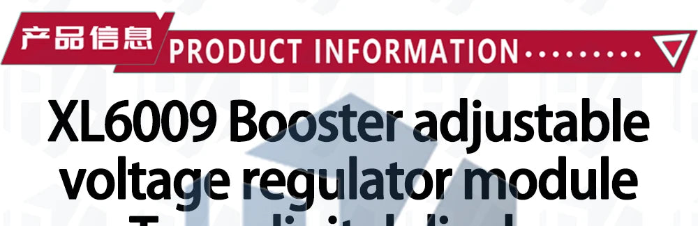 DC-DC XL6009 Digital Boost Step Up Power Supply Module Adjustable 4.5-32V to 5-52V Step-up Voltage Regulator With LED Voltmeter