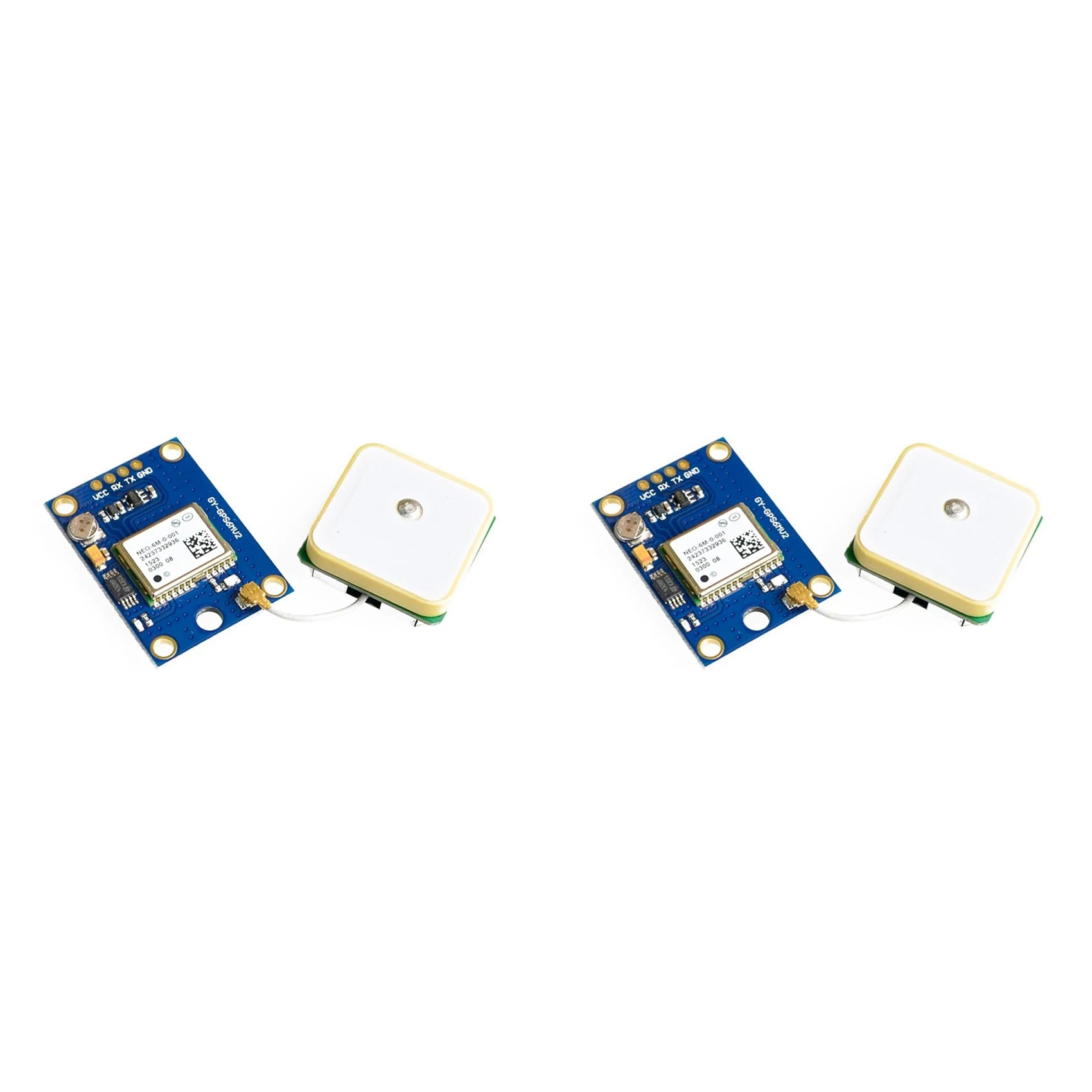 2X GY-NEO6MV2 New NEO-6M GPS Module NEO6MV2 With Flight Control EEPROM MWC APM2.5 Large Antenna For Arduino