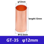 Copper Connecting Pipe GT Small Copper Tube Cable Intermediate Joint Cold Pressed Wire Crimping Terminal Quick Docking Connector