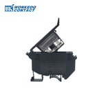 10Pcs UK5-HESI Screw Din Rail Terminal Block Fuse Holder 5*25mm 24V/220V LED With Disconnect Lever Wire Electrical Connector