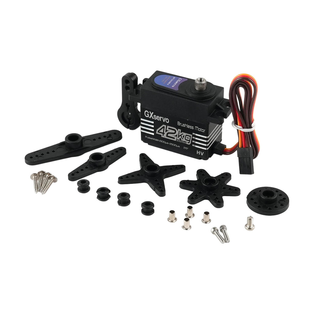 42KG QY3242BLS High Torque Digital Servo Metal Gear 270/180 Degree Angle Controllable Brushless Motor Servos DIY Toy Model Parts