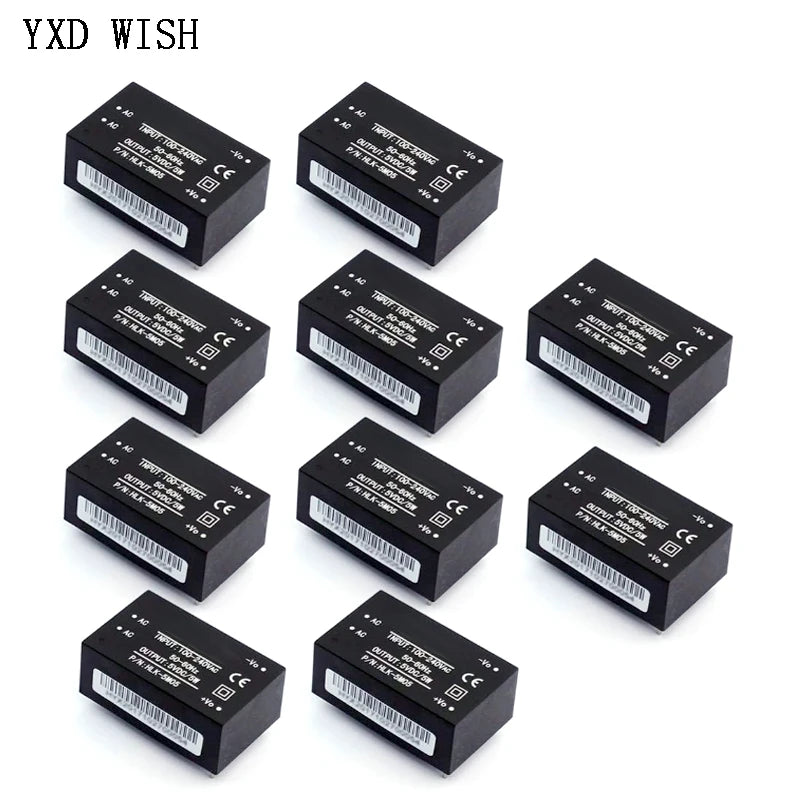 10pcs HLK-PM01 HLK-PM03 HLK-PM12 AC-DC 220V to 5V/3.3V/12V Mini Power Supply Module PM01 PM03 PM12 Isolated Transformer