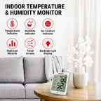 TempPro TP-53 Digital Indoor Home Thermometer Hygrometer Temperature Humidity Sensor Backlight Weather Station For Room
