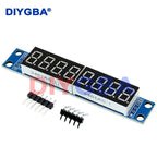 10pcs/lot MAX7219 LED Dot Matrix 8 Digit 7-segment Digital Tube Display Control Module For Arduino