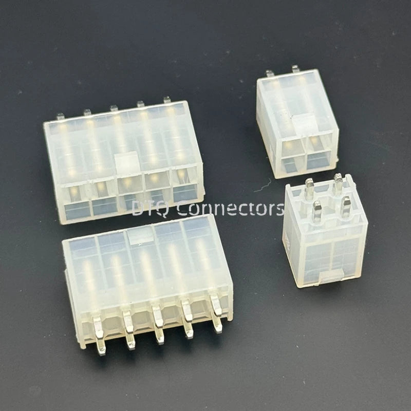 10 Pcs Molex 5569 4.2mm Pitch Automotive Male White Socket 2/4/6-24Pin Connector
