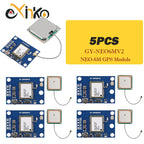 1-10pcs GY-NEO6MV2 New NEO-6M GPS Module NEO6MV2 with Flight Control EEPROM MWC APM2.5 large Antenna for arduino