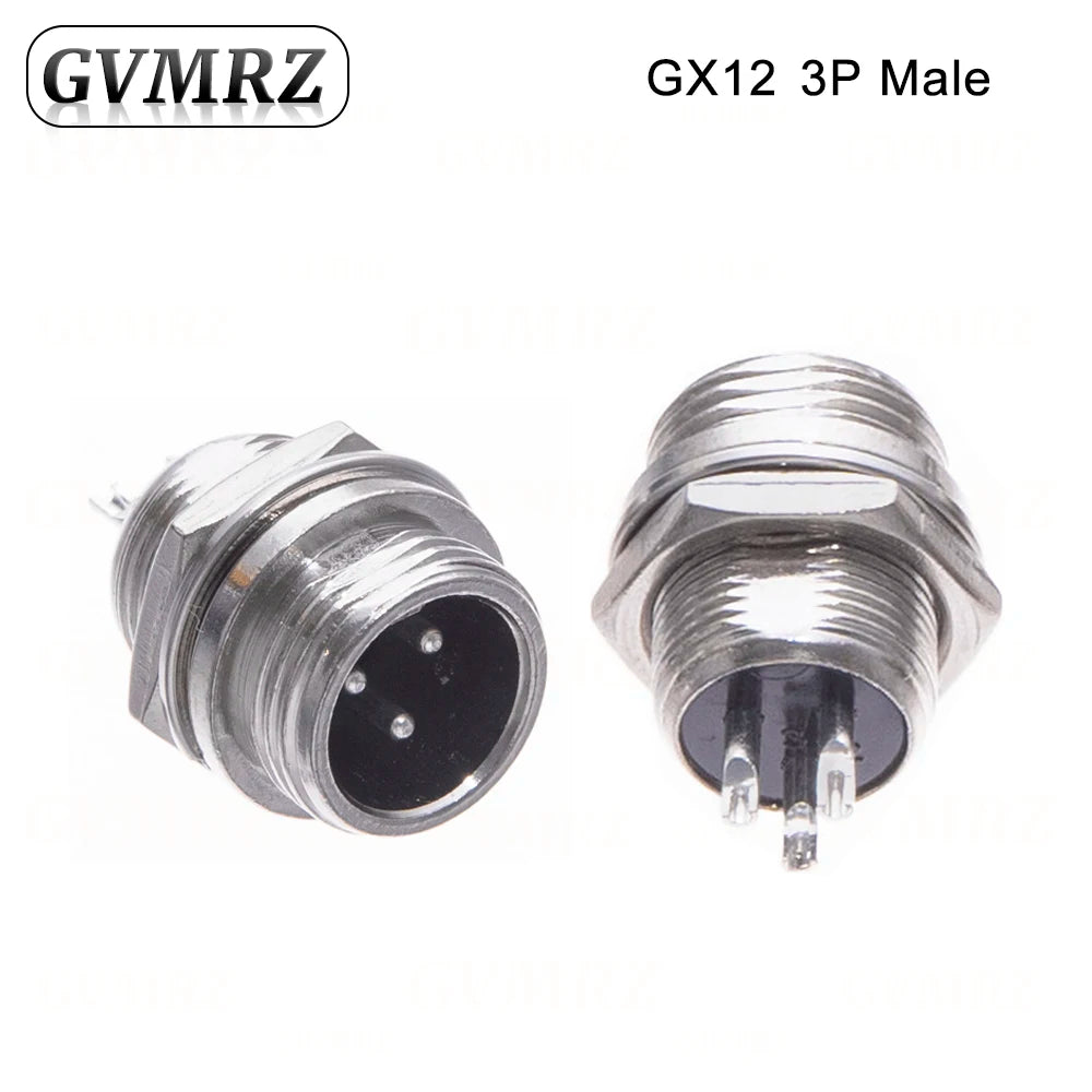 GX12 2 3 4 5 6 Pin Docking Aviation Plug Socket Waterproof Circular Connector