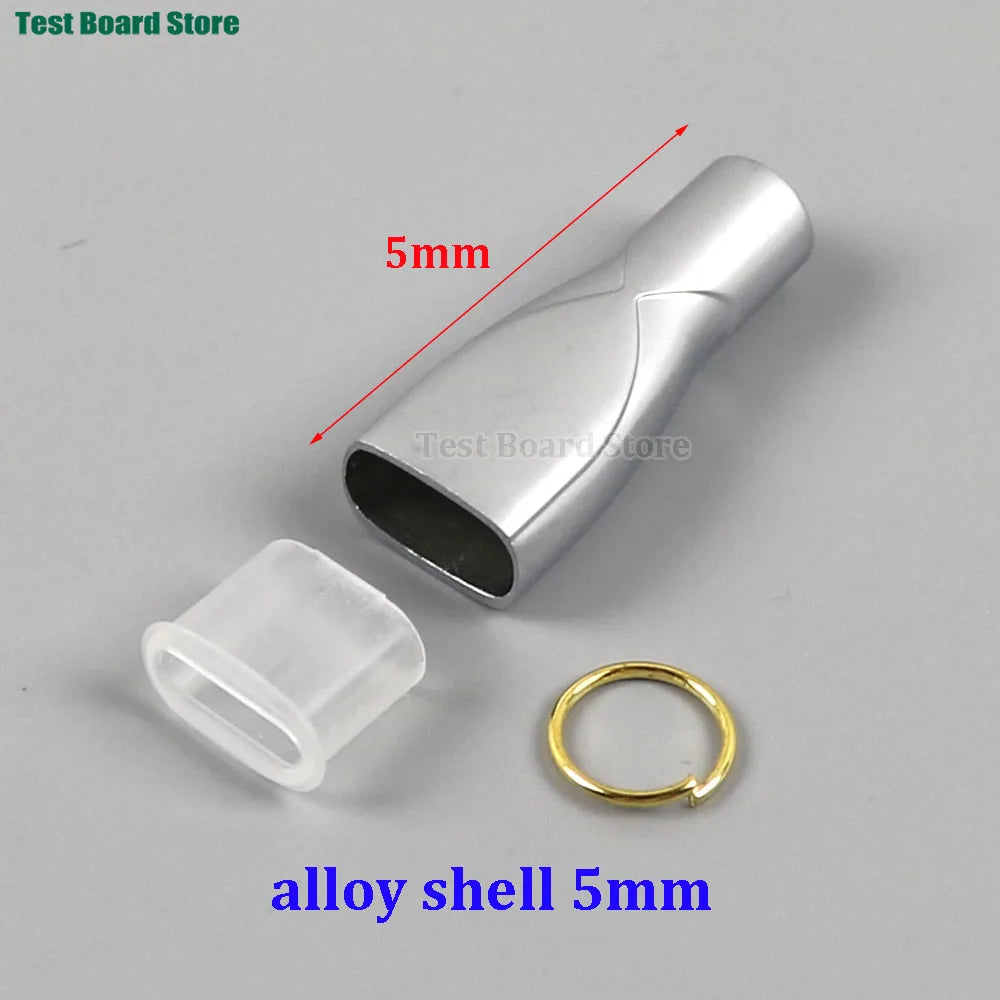 1Set Type C Male Connector 3 Solder Joint CC Pin CTOC5 With Capacitor Notebook Adapter PD Three Wire Charging Head With Shell
