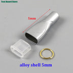1Set Type C Male Connector 3 Solder Joint CC Pin CTOC5 With Capacitor Notebook Adapter PD Three Wire Charging Head With Shell
