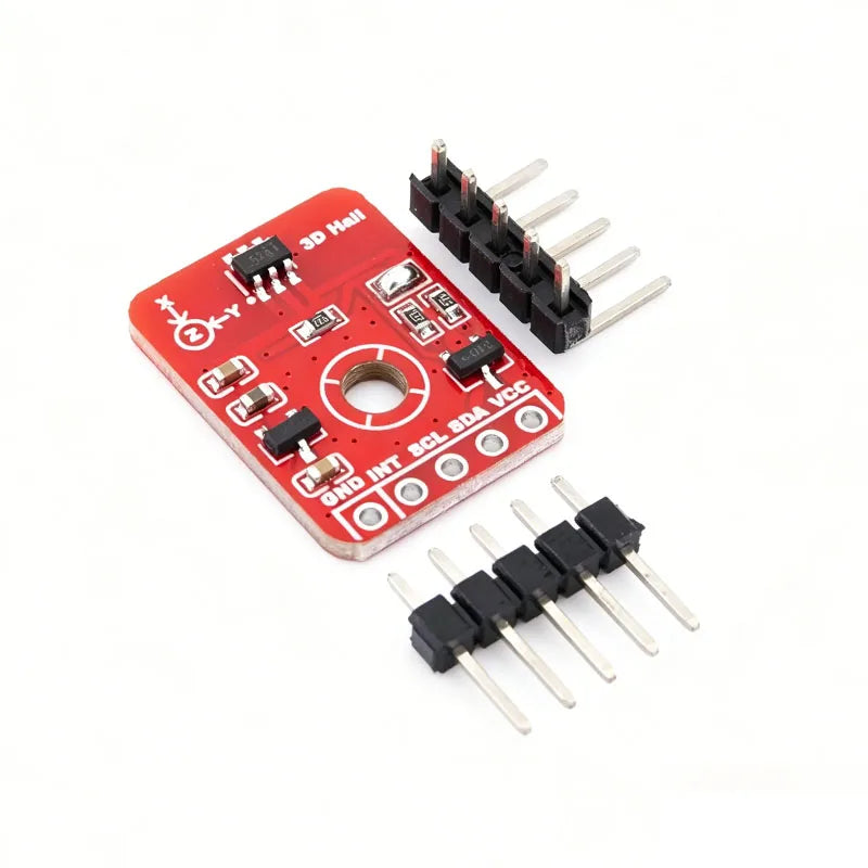 TMAG5273 3D Hall Effect Sensor Module, I2C Interface, Low-Power Linear Magnetometer with 12-bit ADC & CORDIC Angle Calculation