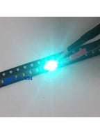 MX 100pcs 5050 1206 2835 3528 0402 0603 0805 3014 4014  Ice Blue SMD LED Diode High Brightness Lighting Bead for DIY Projects